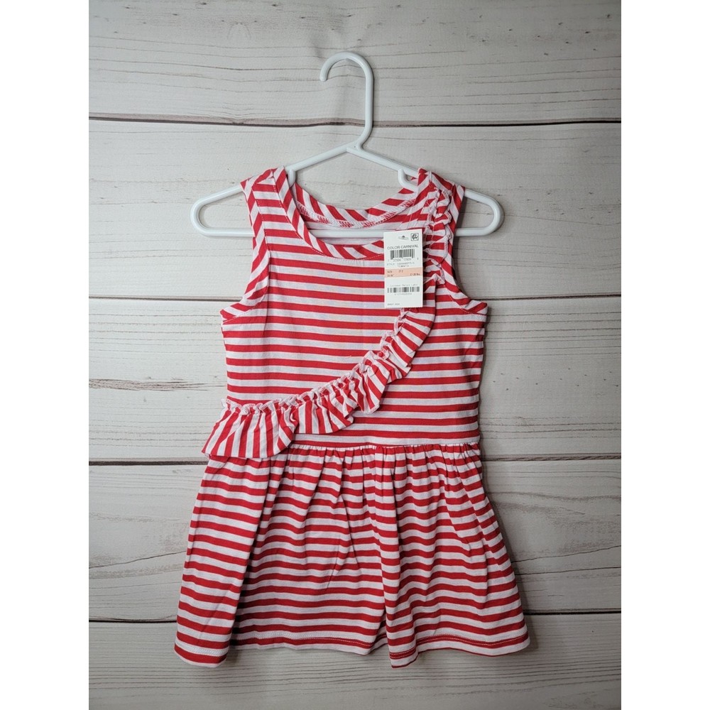 NEW - Epic Threads Red/White Dress Girls 2T